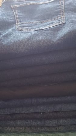 Adults Men's Blue Black Jeans 30x32 31x32 32x32