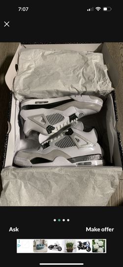 Jordan 4s But Military Black