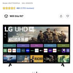 65” LG 4k Smart Tv 