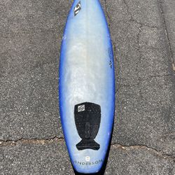Anderson Short Surfboard Blue/White