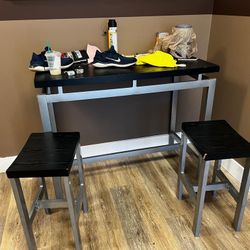 Table With Stools