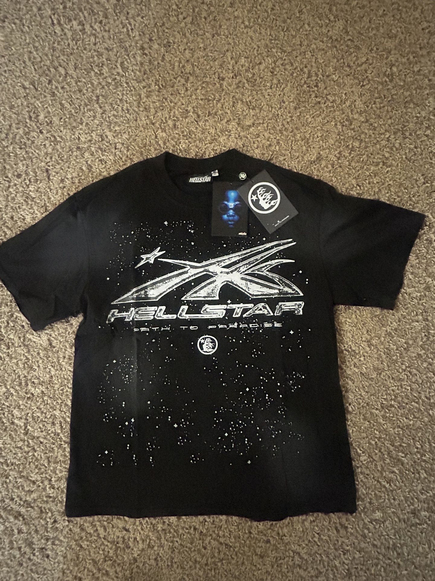 Hellstar Tshirt. Black. Medium
