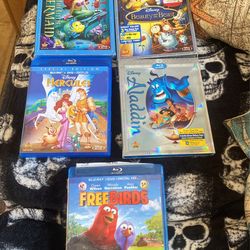 Disney DVD Blue ray Bundle