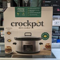 Brand New Crockpot Slow Cooker 6 Quart