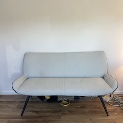 Light Gray Modern Loveseat