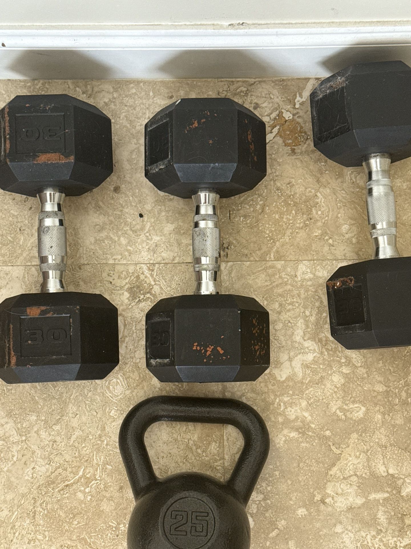 Dumbbells and KettleBell