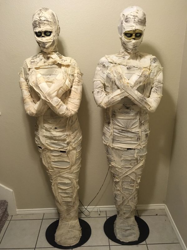Gemmy Lifesize Animated Mummy Halloween Prop Animatronic for Sale in