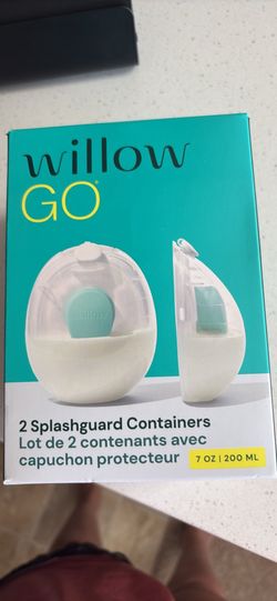 Willow go 7oz splash guard containers