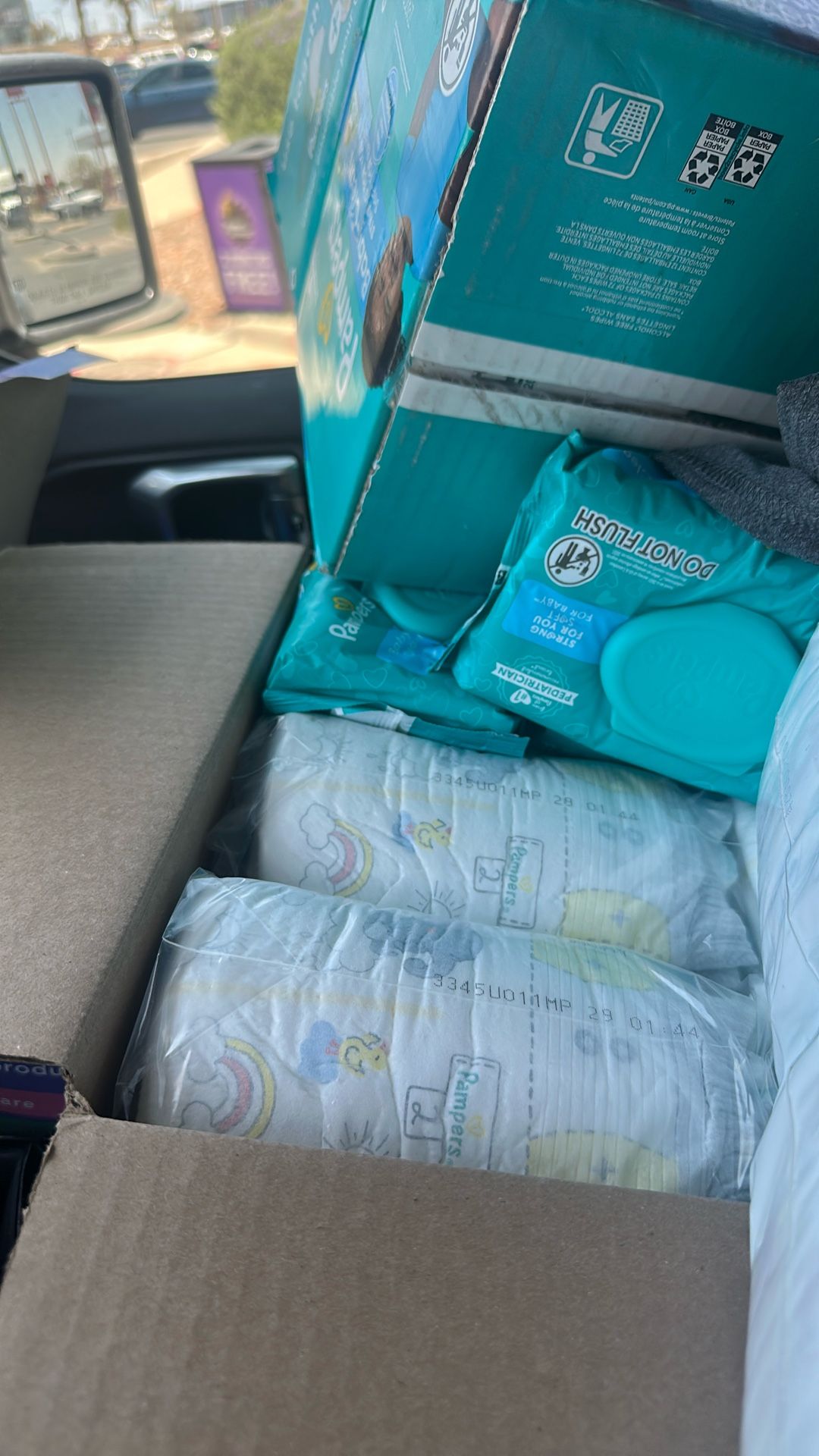 Size 2 Diapers And Baby Wipes