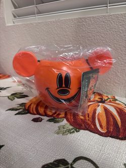 Disney Mickey Pumpkin Candy Bucket 🎃🧡