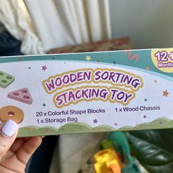 Wooden Sorting Stacking Toy