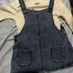 Carters Overall Dress Set