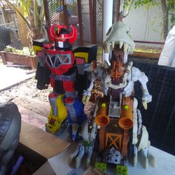 Dino And  Megazord Robot