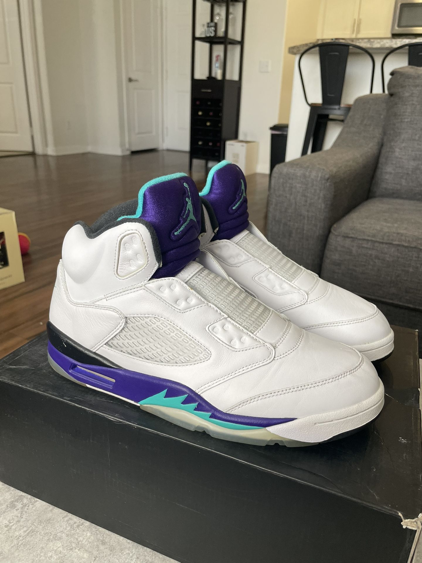 Air Jordan 5 Fresh Prince Grape size 10.5