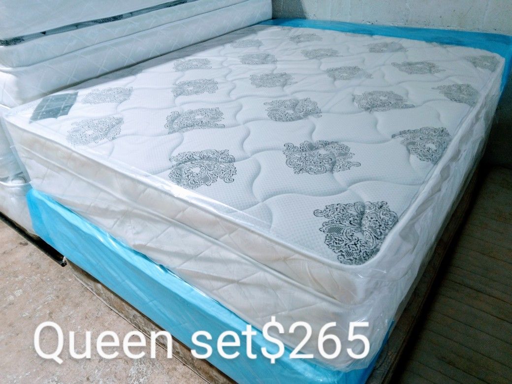 $550 For 2 Twin Bed With Mattress And Boxspring Brand New Free Delivery Free Assembly