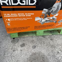Ridgid 12in Sliding Miter Saw Corded 