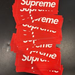 100x Lot Of Supreme Stickers Box Logo