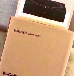 Sonos In Ceiling Speakers Set With Amp Brand New Sealed includes warranty