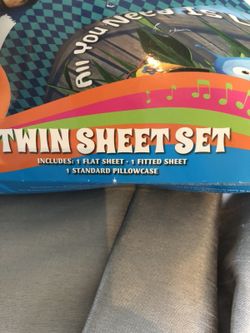 Beat bugs twin sheet set