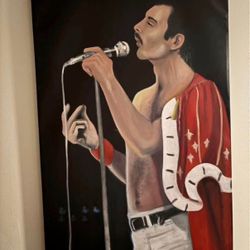Freddy Mercury Beautiful Original Painting. 