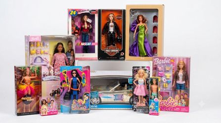 $1,000+ NEW Collectible Doll Lot - Christian Louboutin Barbie My Scene Chrome Car Spy Squad Harley