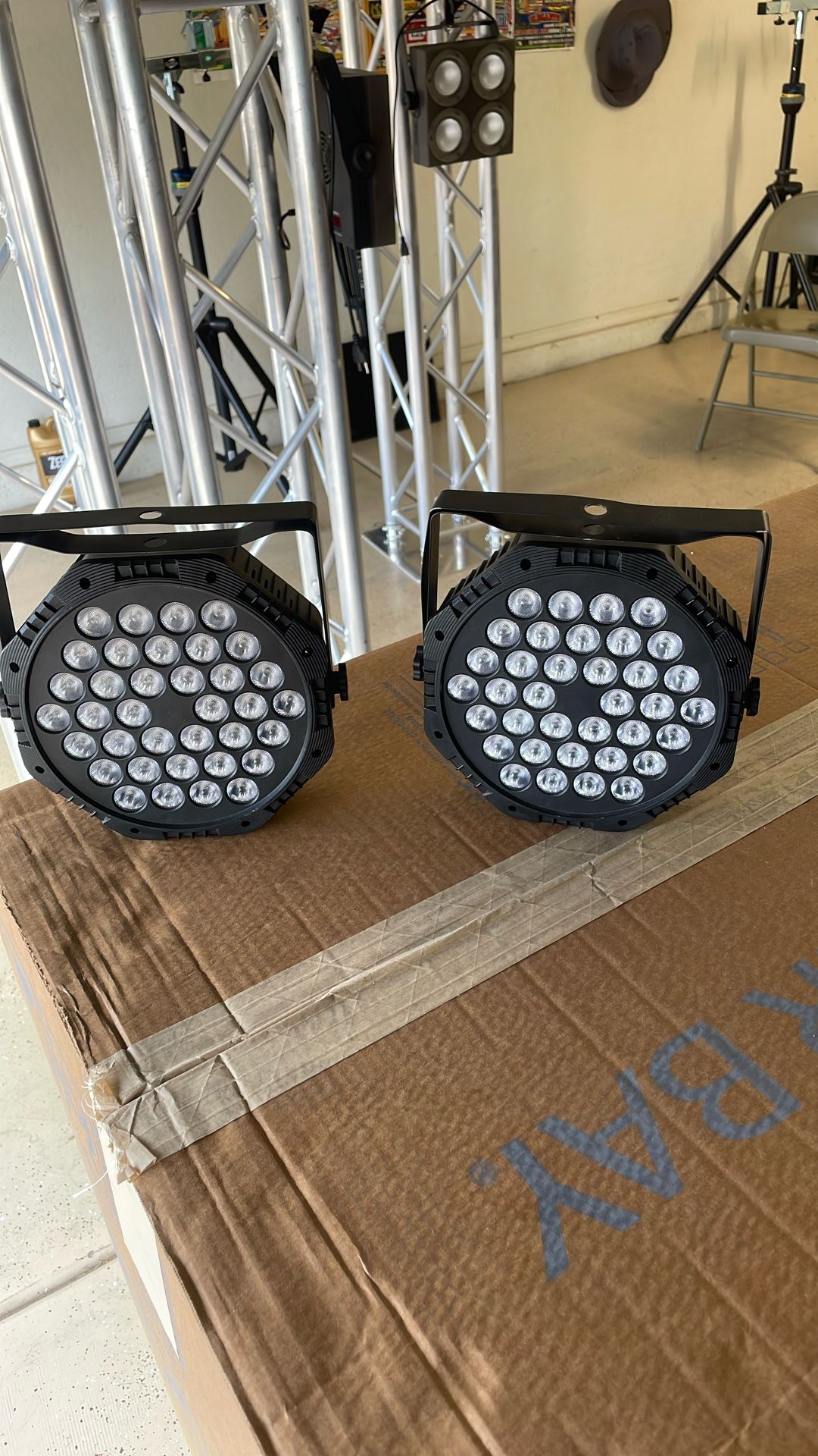 Par Lights Chargeable No Plug Needed