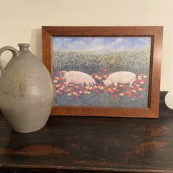 Sow Youth Print Signed Dib 1987 