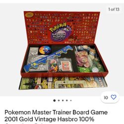 2001 Pokemon Master Trainer Board Game