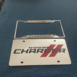 Dodge Charger License Plate 