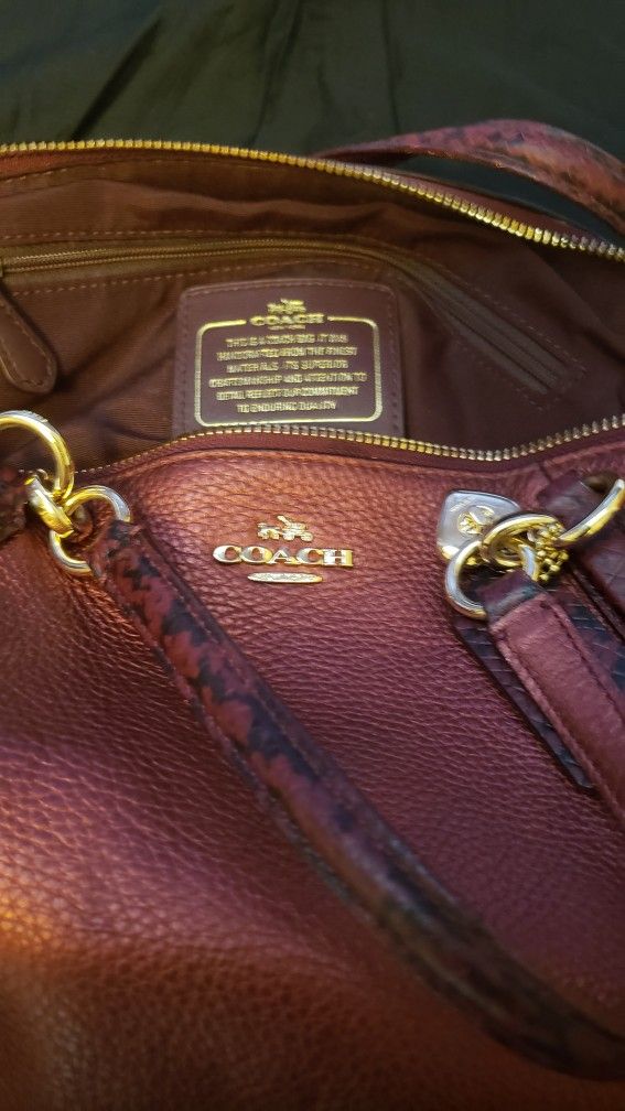 Coach Handbag And Wallet 