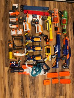 Nerf guns and accessories