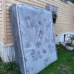 NEW QUEEN PILLOW TOP MATTRESS AND BOX SPRING -- Also Available In All Sizes.