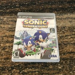 Sonic Generations Ps3