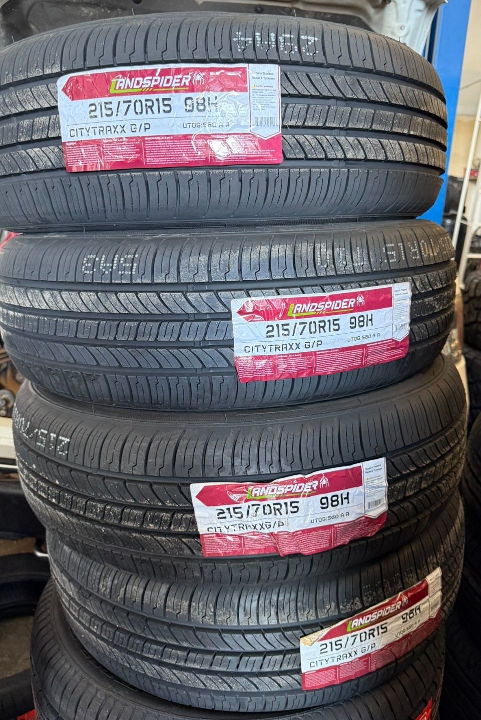 215/70/15 Citytraxx Tires Installed And Balanced/ Instaladas Y Balanceadas