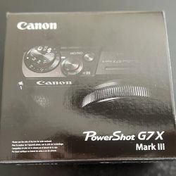 Canon PowerShot G7 X Mark III - 20.1MP Point & Shoot Digital Camera - Black