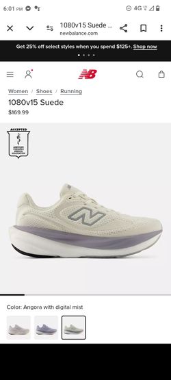 New balance woman running shoes size 6