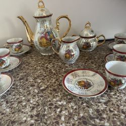 Tea set Floral 