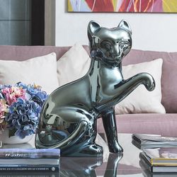Laki & Nikko Cat Sculpture (Retail $1250)