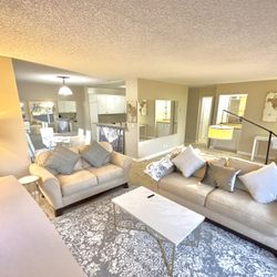 2 Cream Beige Couches