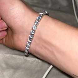 Size 7 moissanite tennis bracelet
