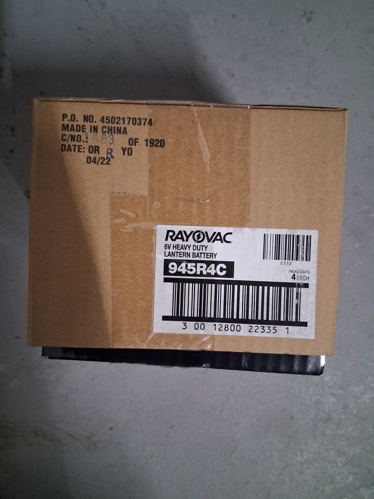 Rayovac 6v Heavy Duty Batteries