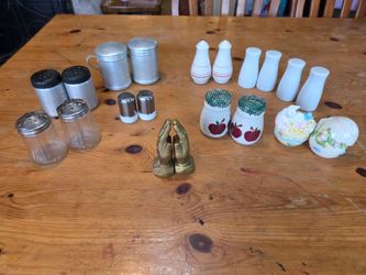 Set of 10 Salt And Pepper Shakers, All for $10