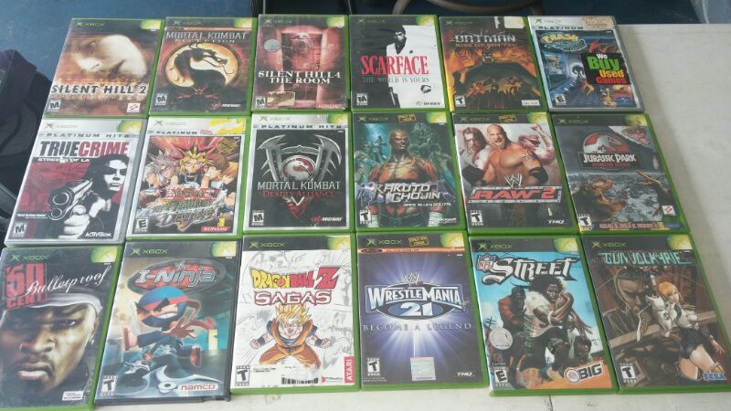CLASSIC ORIGINAL XBOX GAMES FOR SALE OR WILLIN TO TRADE!!