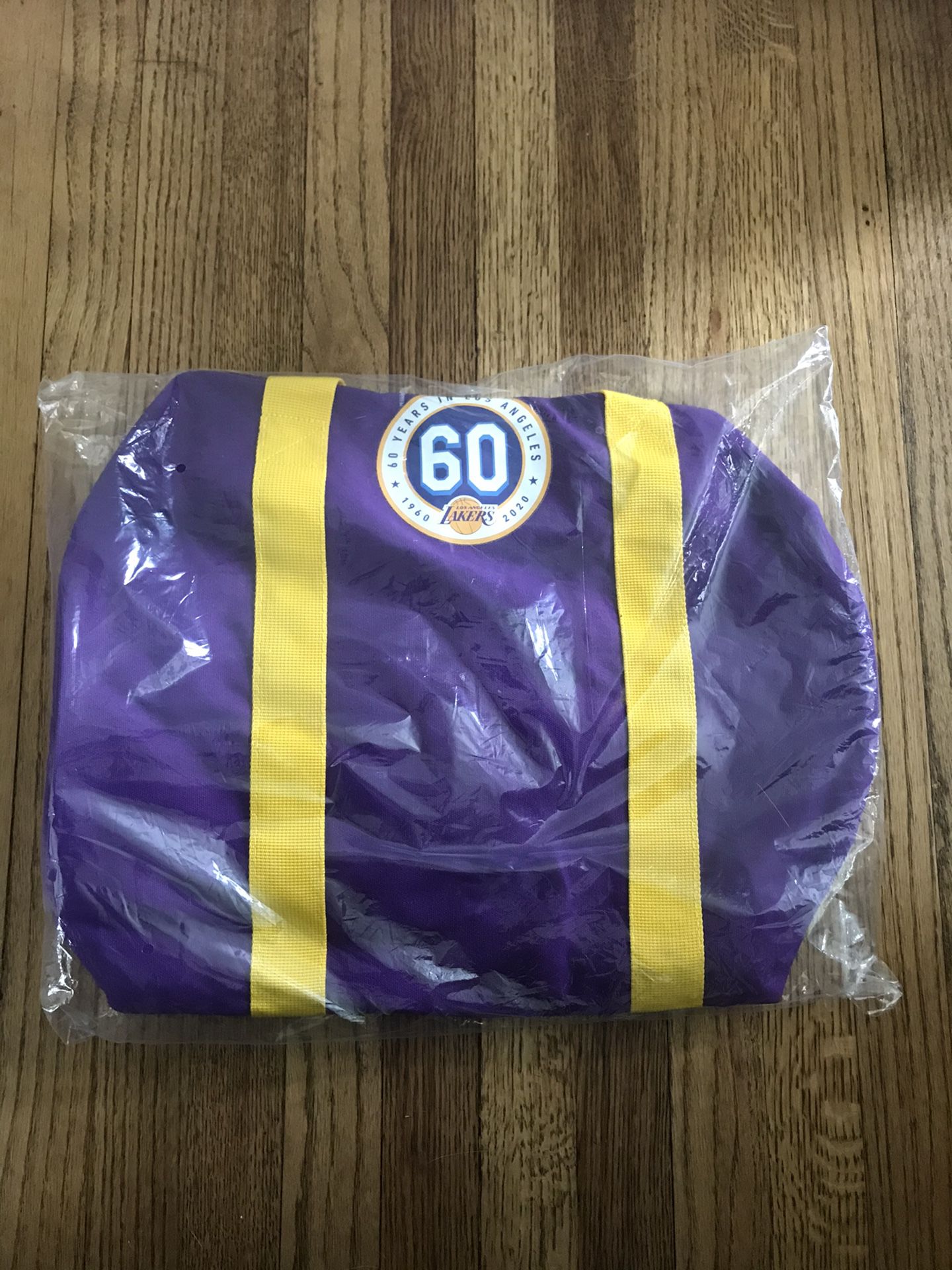 NEW Lakers duffle bag 60th anniversary edition