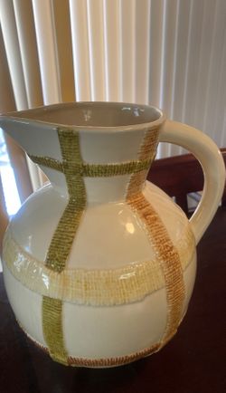 Pier 1 ceramic pitcher