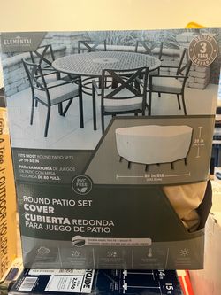 Tan Polyester Patio Furniture Cover For Dining set
