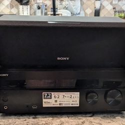 Sony Receiver With Speakers