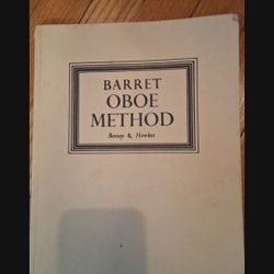 BARRET OBOE METHOD BOOK