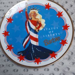 Barbie Statue Of Liberty Collectors Plate