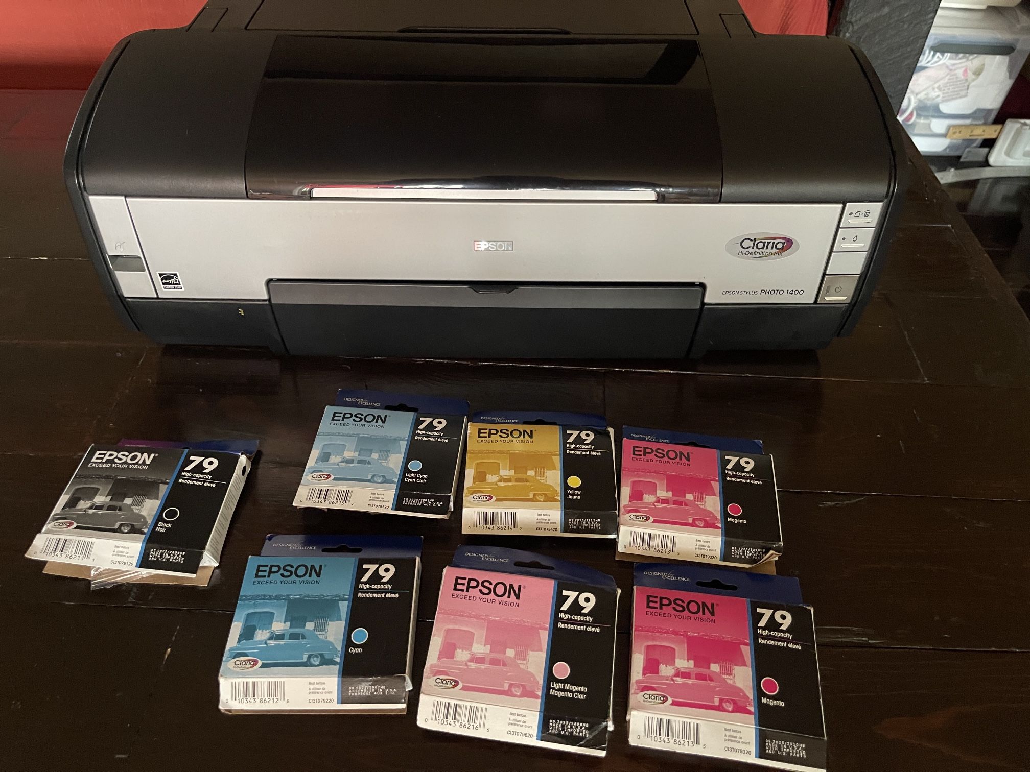 Epson 1400 Wide Format Photo Printer - READ 